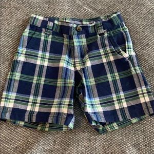 Plaid shorts for toddler boy